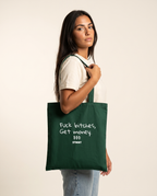 Get Money Tote Bag carried by model