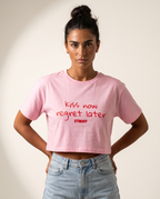 Kiss Now Crop Top worn by model