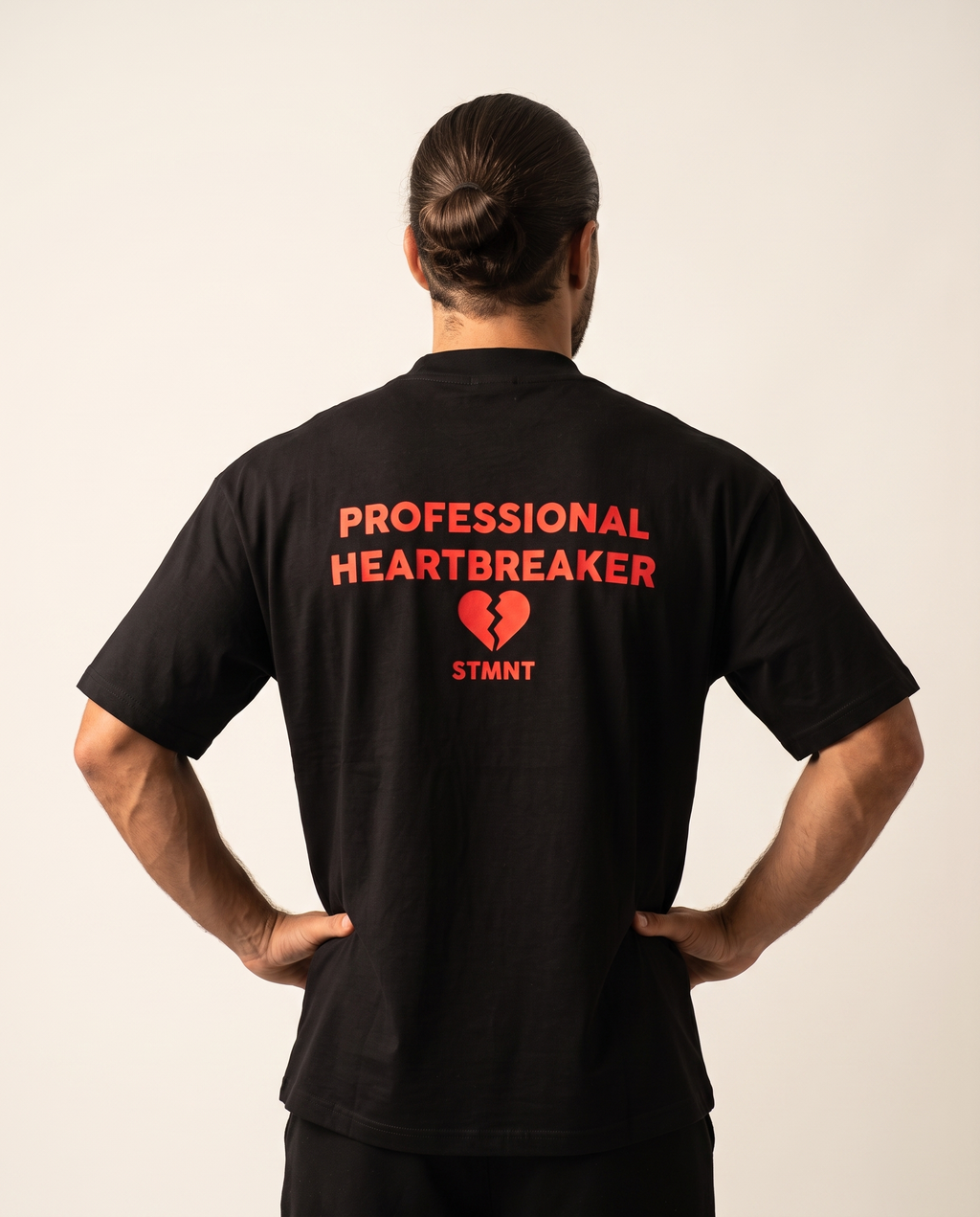 Professional Heartbreaker Oversized T-Shirt worn by model