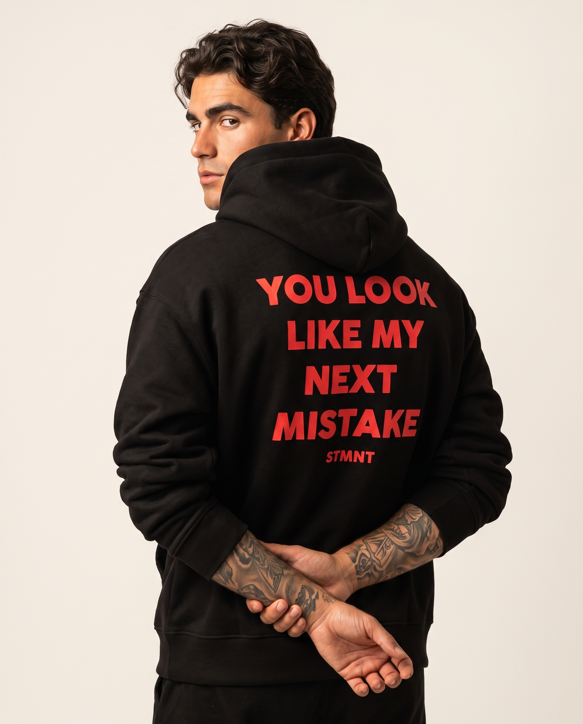 Next Mistake Oversized Hoodie worn by model