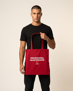 Professional Heartbreaker Tote Bag carried by model