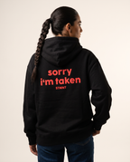Taken Oversized Hoodie worn by model