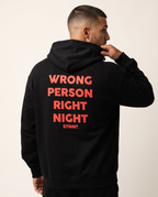 Wrong Person Oversized Hoodie worn by model